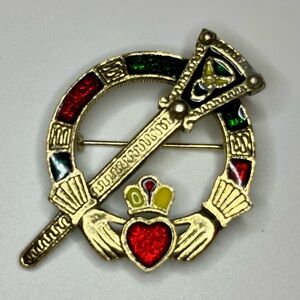Sol D'or Celtic miracle brooch pin